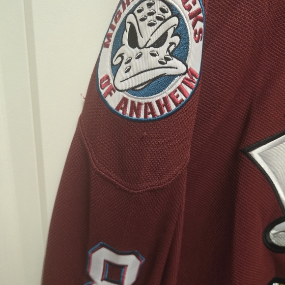 Anaheim Mighty Ducks Jersey CCM Selanne #8 Size 48 - Picture 3 of 10